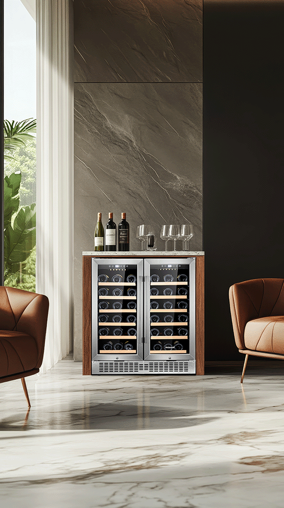 56 Bottle Wine Cooler