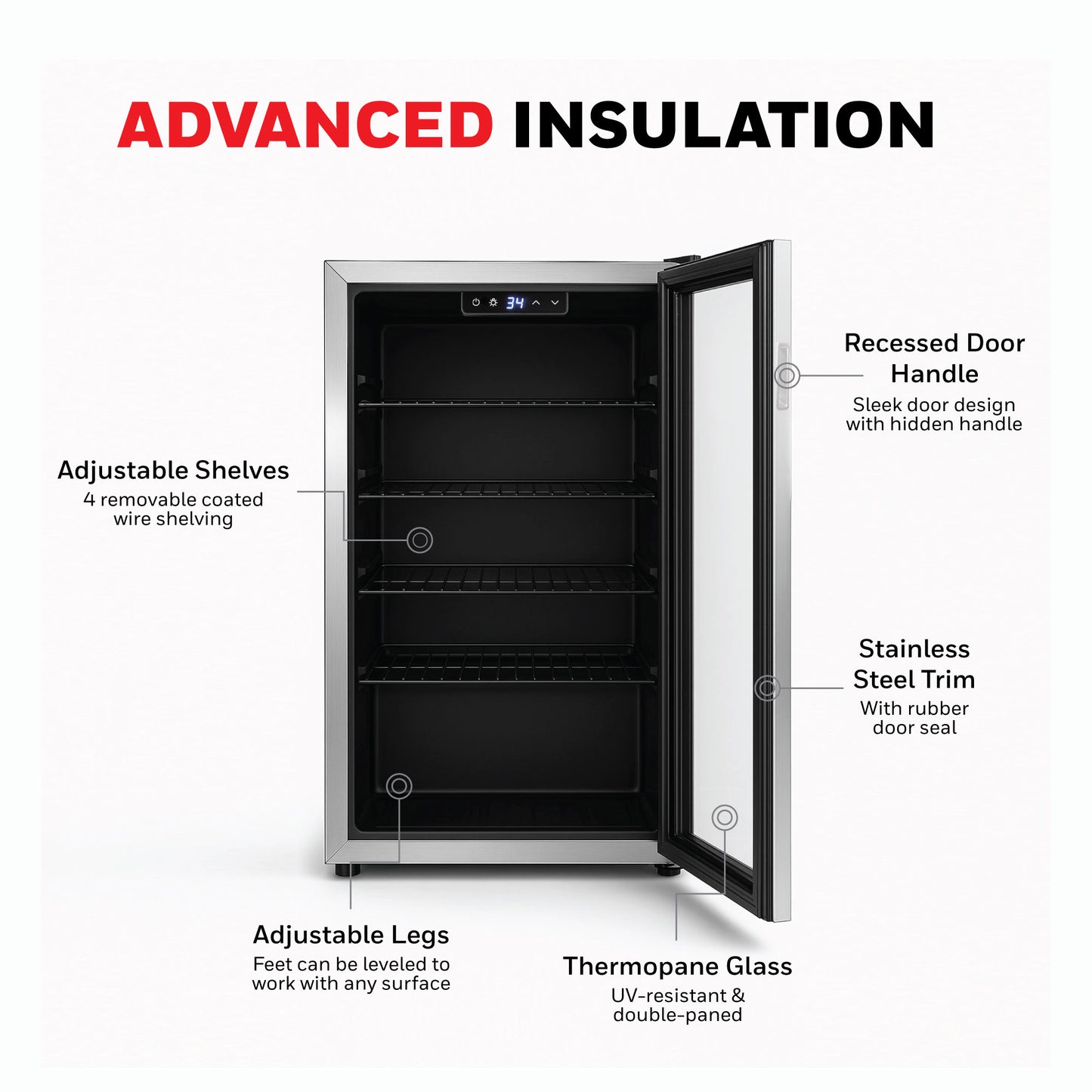 116 Can Beverage Cooler