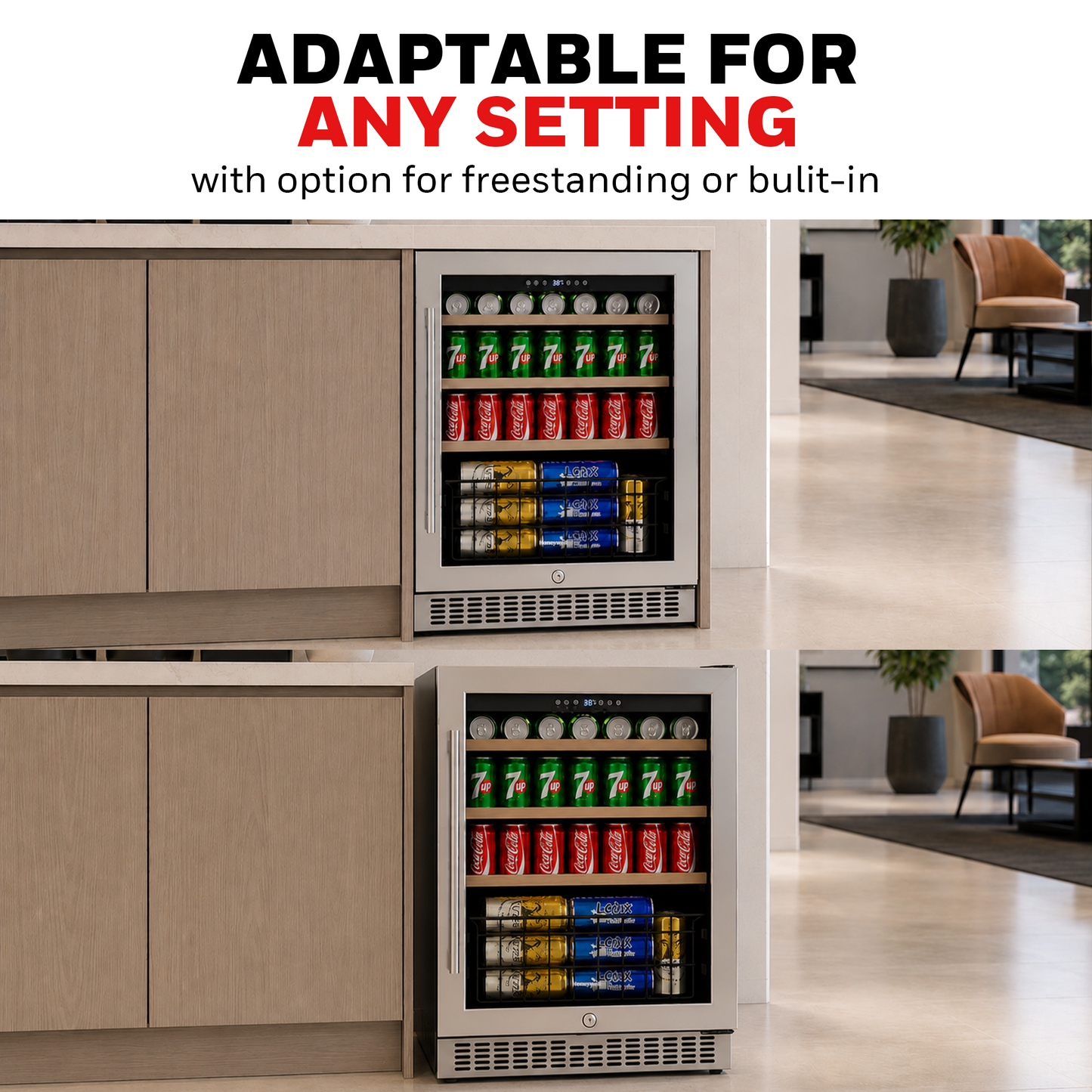 190 can beverage cooler
