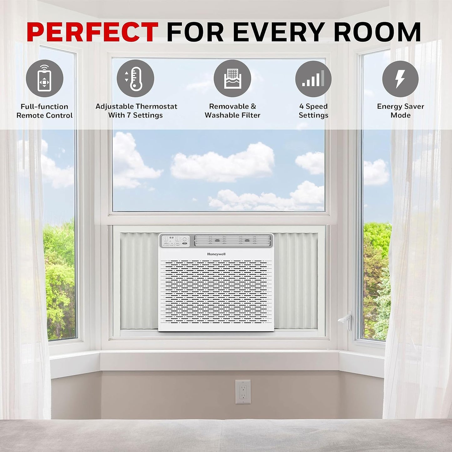 8000-14000 BTU Window Air Conditioner
