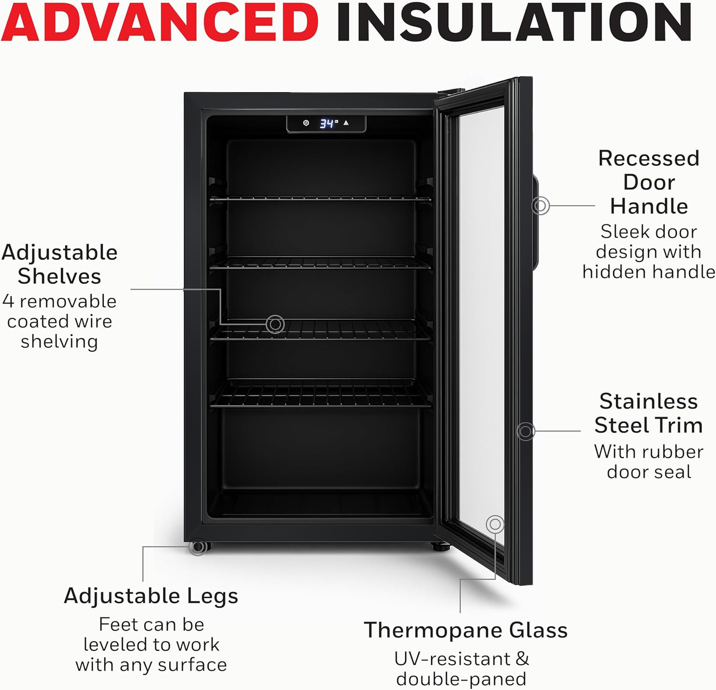 115 Can Beverage Cooler